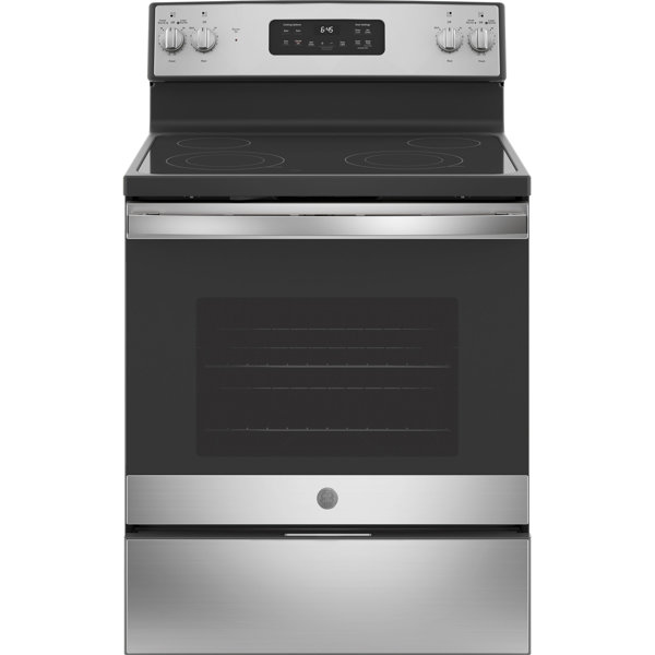 GE Appliances 30" 5.3 Cubic Feet Electric Freestanding Range & Reviews